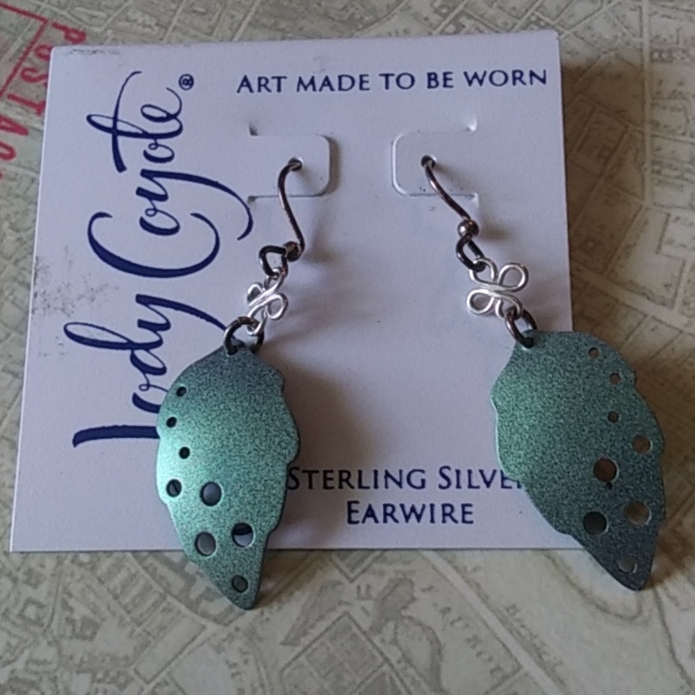Jody Coyote Leaf Earrings